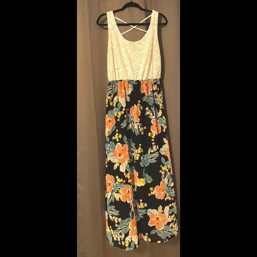 Floral maxi dress